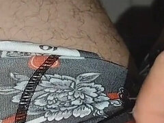 Man Gets Covered in Sticky Cum