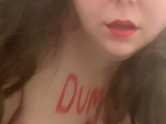 Shaking Udders Dumb Fat Pig Humiliation