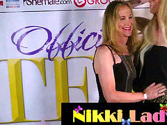 Aziatisch, Ladyboy, Feest, Openbaar, Shemale