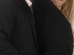 항문핥기, 미인, 오랄섹스, 입에 사정, 귀여운, 힐, 스타킹, 젖가슴