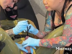 Amatéri, Bdsm, Femdom, Hd, Latex, Milenka, Guma, Krátke vlasy