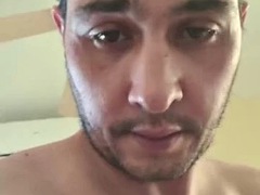 Moroccan guy jerking off