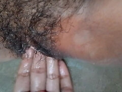 Desi 25-year-old Horny Village Girl Geeta Bhabhi Masturbation Video, Geeta9905 Unzipped the Purple Blouse and Saari an