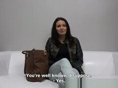 Stunning amateur gets interviewed and fucked at Czech casting