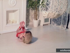 본디지 훈육 사디즘 마소치슴, 금발의, 본디지, 페티쉬, 발 페티쉬, Hd, 청소년, 젖가슴