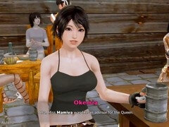 Hardcore ass-fucking action in a porn game with big-titted babes