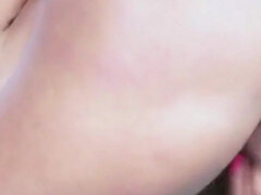 Grote kont, Ladyboy, Ondergoed, Masturbatie, Alleen, Kousen