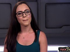 Mignonne, Fétiche, Lunettes, Hd, Masturbation, Solo, Nénés, Jouets