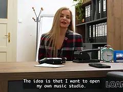 Blond, Hd, Kontor, Realitet, Skrikende, Tynn, Pupper