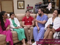 Channy Crossfire's yearly physical turns into wild medical role play