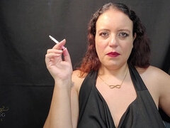아마추어, 흑갈색 머리, 페티쉬, 나이든, 스모킹, 혼자