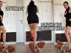 Brunetka, Dominace, Femdom, Fetiš, Podpatky, Ponížení, Milenka, Trest