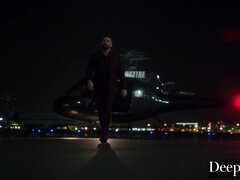 Grote lul, Blond, Pijpbeurt, Stel, Hakken, Natuurlijke tieten, Geschoren, Kousen