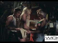 Fellatio, blondie, hand job