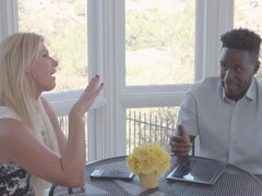 Schwarz, Blondine, Schwanz, Hardcore, Hd, Interrassisch, Reif, Milf