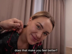 Wife rails bill to bed - best XXX porn! Cum on back for more!