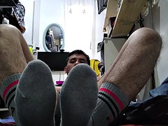 Amatorka, Stopy, Fetysz, Fetysz stóp, Gej, Latynoska, Solo, Sport