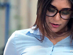 crazy Receptionist July Johnson arse romped For Private.com