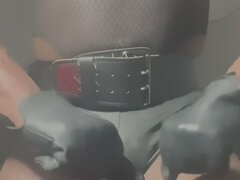 아마추어, 흑인, 영국인, 페티쉬, 가죽, 수음, 나이든, 혼자