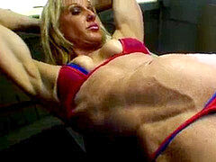 Thong, muscle, female-bodybuilder