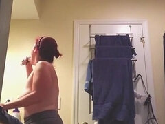 Amateur, Salle de bains, Mature, Solo