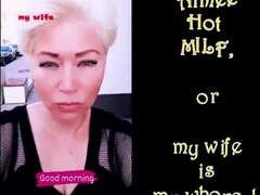 Russian writer Peter Stone uncovers his cockslut wifey's coochie to the entire world...)))