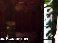미인, 금발의, 가슴이 큰, 쿠거, 엄마, 계모, 청소년, 쓰리섬