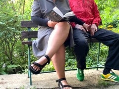 My stepmom helps me prepare for my literature test with a special hands-on lesson