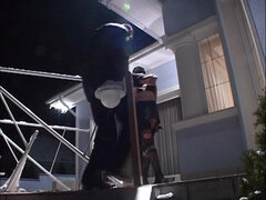 レズビアン, アウトドア, 放尿, オマンコ, 一人, ストッキング, ヴィンテージ