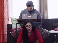 Anal, Kukk suging, Brunette, Milf, Barbert