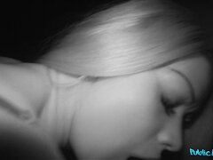 Amateur, Blonde, Sucer une bite, Gym, De plein air, Pov, Public, Nénés