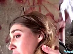 Stor kuk, Avsugning, Brittisk, Hd, Monster, Utomhus, Pov, Offentlig