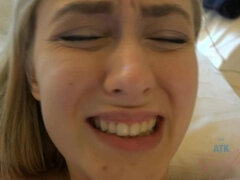 Amatőr, Fürdőszoba, Cumizás, Lábszex, Francia, Nagylány, Fehérnemű, Nézőpont