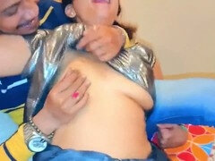 18, 큰 음경, 커플, 키스, 나이든, 엄마, 보지, 계모