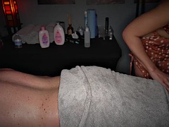 Analny, Niemowlę, Duże cycki, Obciąganie, Brunetka, Europejski, Dojrzałe, Cycki