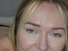 Amatør, Blondine, Kæreste, Hæle, Lingerie, Fisse, Solo, Stramt