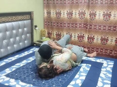 Desi Indian Maid Rough Fuck - Hindi Audio - Pakistani Couple Hot Sex