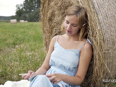 Cunnilingus, Culo, Rubia, Lesbiana, Lamidas, Al aire libre, Coño, Tetas