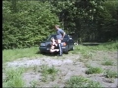 Par, Hjemmelavet, Italiener, Udendørs, Offentlig, Røvhåret, Retro, Swingers