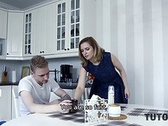 Grosser schwanz, Geile alte tussi, Reif, Milf, Strümpfe