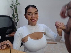 Fafanje, Obrazno, Latinka, Milf, Pisarna, Tajnica