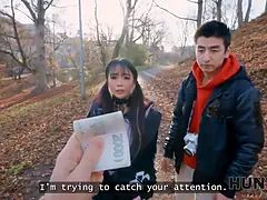 Hunt4k. small japanese tourist sakura jumped on a stranger's shaft in front of her boyfriend