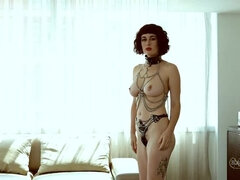 Grosse titten, Behaart, Lingerie, Natürlichen titten