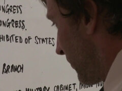 Blonde teen gives head to her professor before wild sex