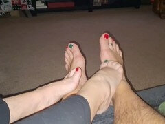 Amerikaner, Føtter, Hårete, Moden, Suging