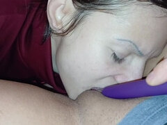 Enthousiasteling, Klietelaar, Stel, Seksspeelgoed, Handbeurt, Lesbisch, Kut duiken, Vibrator