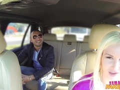 Female Fake Taxi (FakeHub): Italian Tourist Fucks Busty Driver