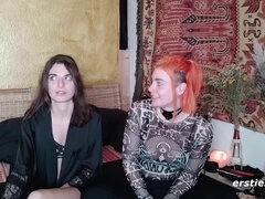 Tyttö, Sitominen alistaminen sadomasokismi masokismi, Ruskeahiuksinen, Pariskunta, Rankka, Lesbo, Pikkarit, Punapää