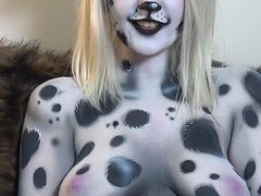 Dalmatian Bodypaint Domination Experience
