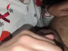 Amateur Homemade POV: Big Dick Friend Fucks My Wife - Blowjob, Ass Slap & Pussy Fingering